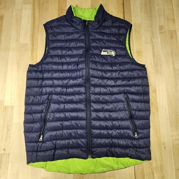 NFL Other - Men's or Women's Seattle Seahawks Puffy Vest Jacket Sz Large Lightly padded